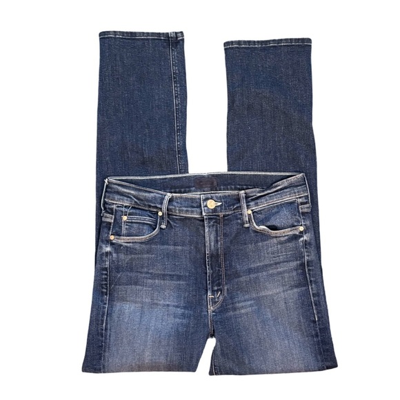 MOTHER The Mid Rise Dazzler Ankle in On The Edge Medium Blue Wash Size 27 - Picture 4 of 14